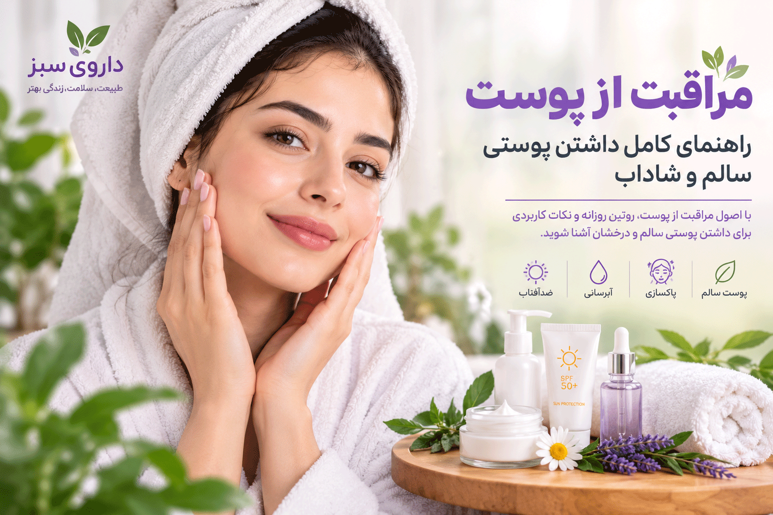 مراقبت از پوست؛ راهنمای کامل داشتن پوستی سالم و شاداب