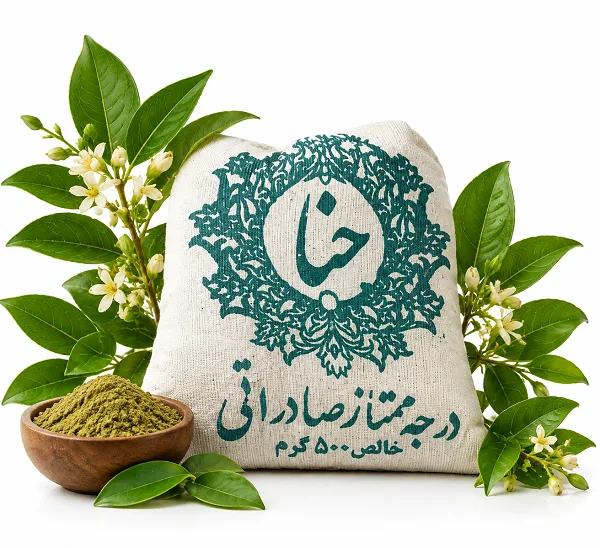 حنا یا پودر گیاهی حنا برای رنگ کردن مو